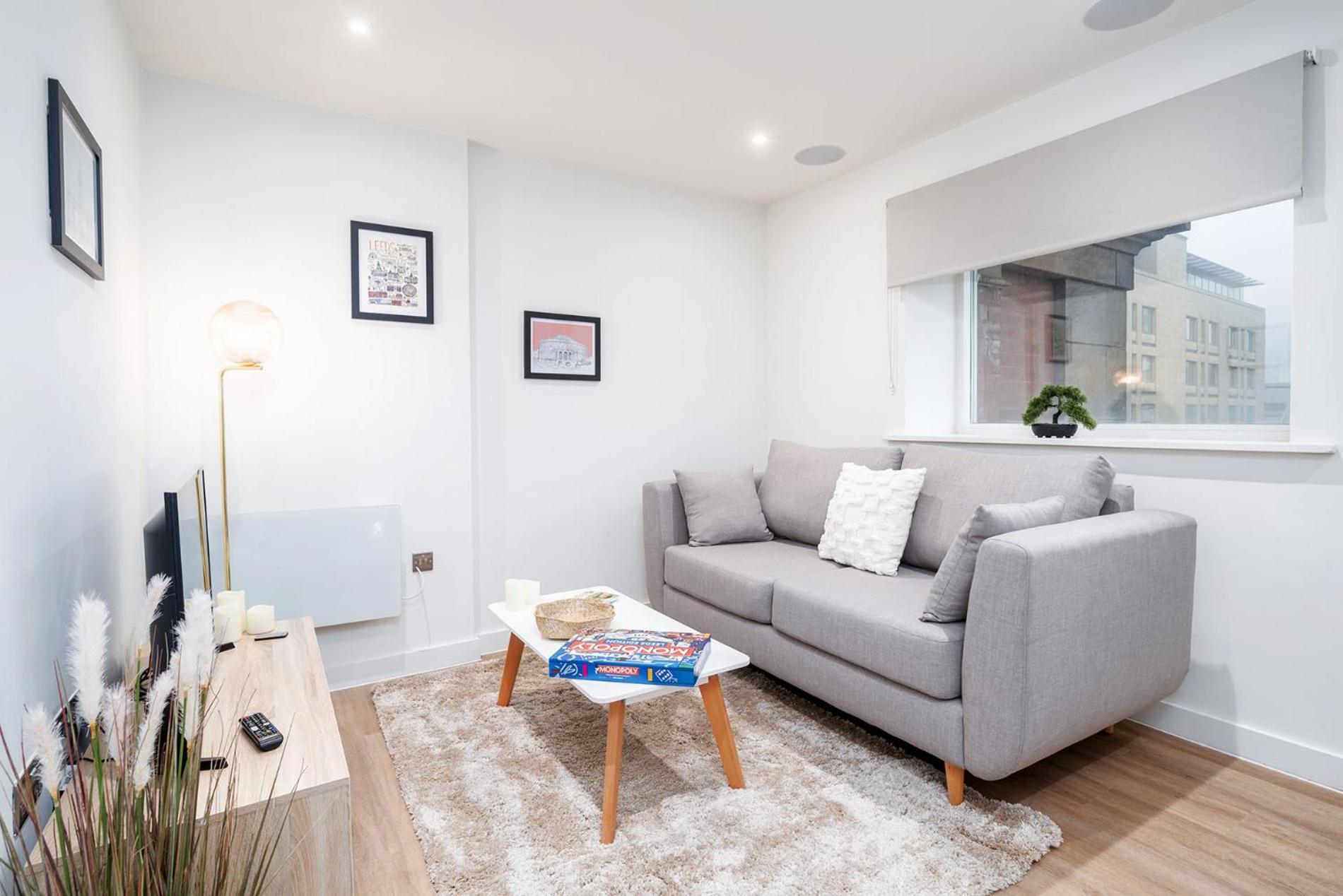 City Escape - Chic 1 Bed Apt In Central Leeds Apartment Leeds  Bagian luar foto