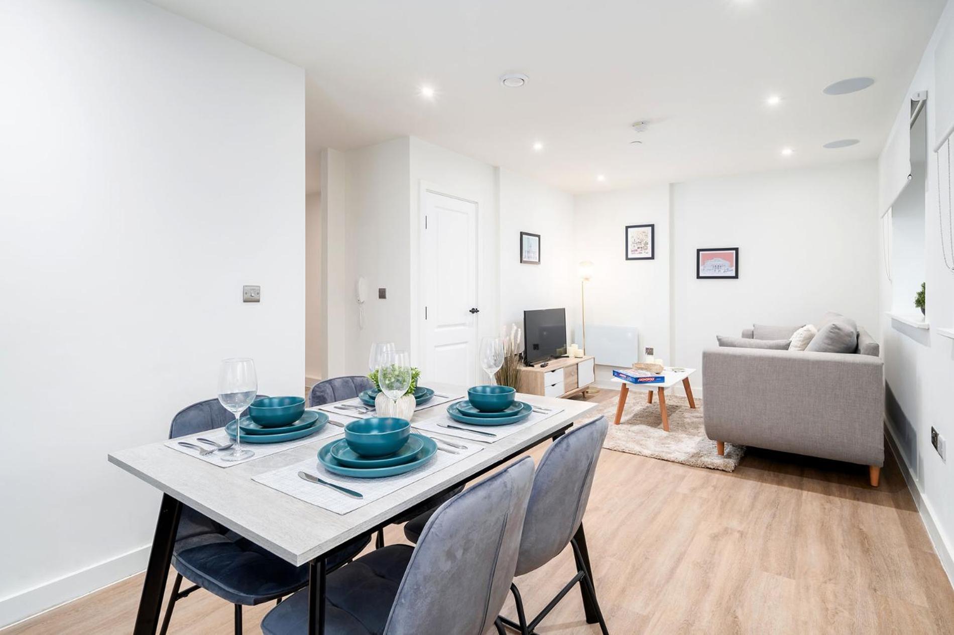 City Escape - Chic 1 Bed Apt In Central Leeds Apartment Leeds  Bagian luar foto